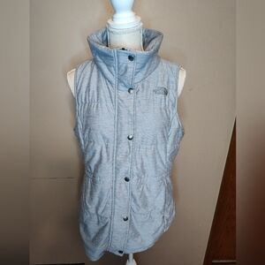 The North Face Pseudio Women's Vest Full Zip Gray Size Medium